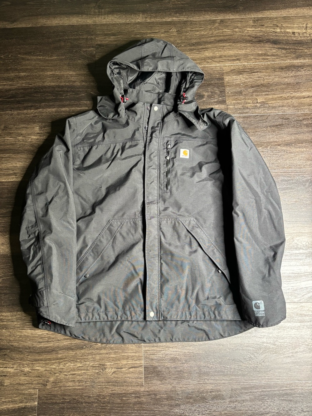 Carhartt Storm Defender Waterproof Breathable Jacket Black XXL